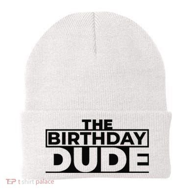 Birthday Dude Graphic Novelty Beanie