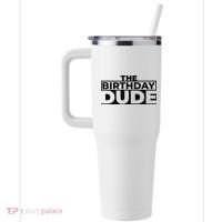 Birthday Dude Graphic Novelty 40oz Vacuum Insulated Stainless Steel Travel Tumbler thumb 2