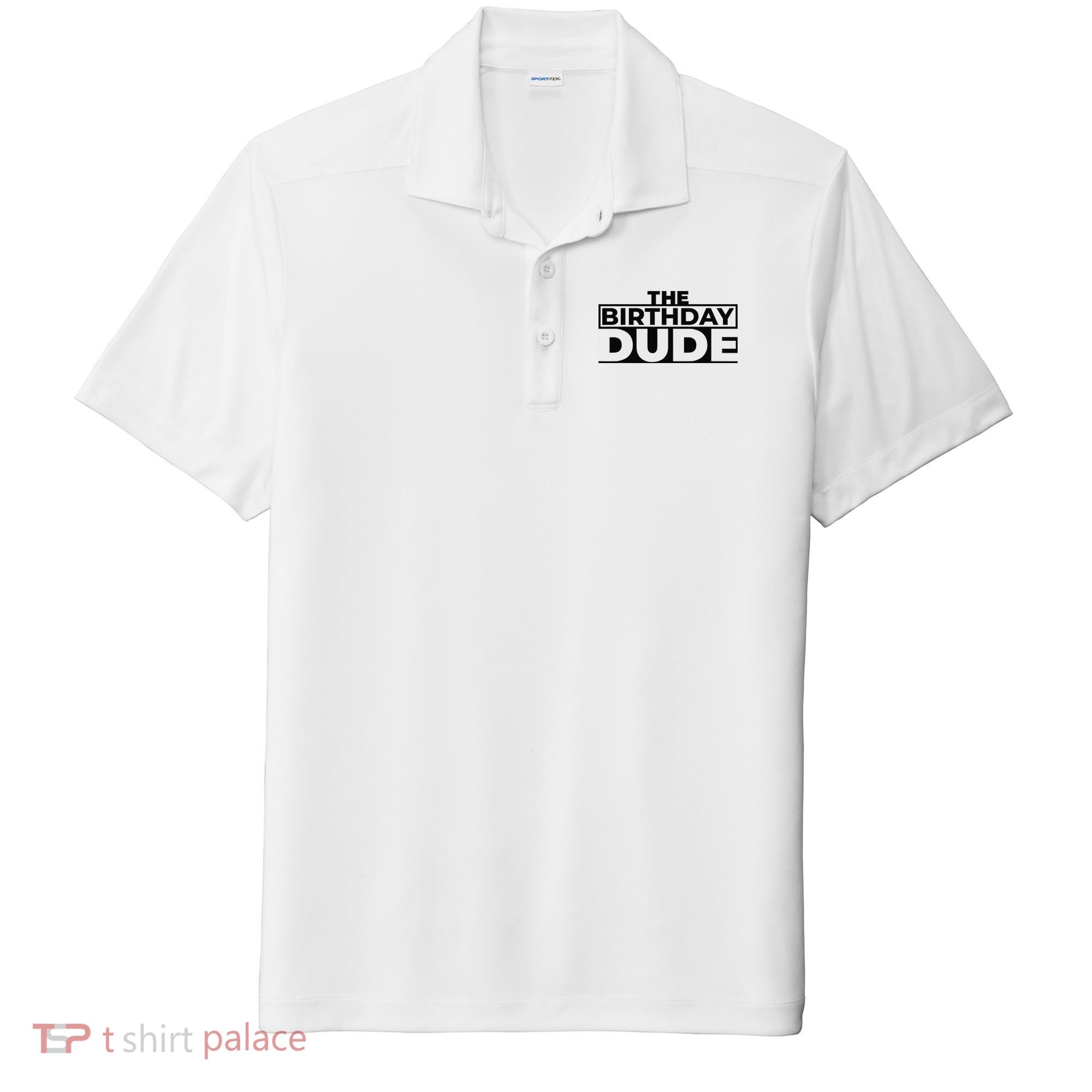 Birthday Dude Graphic Novelty Sport-Tek Posi-UV Pro Polo