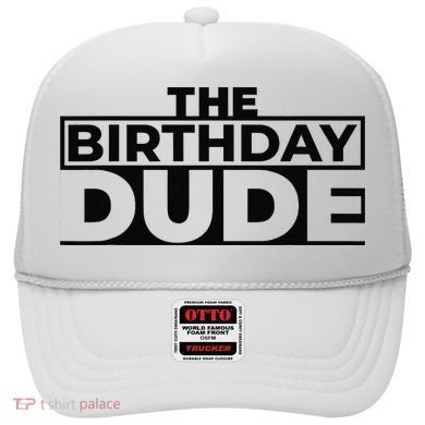 Birthday Dude Graphic Novelty Hat
