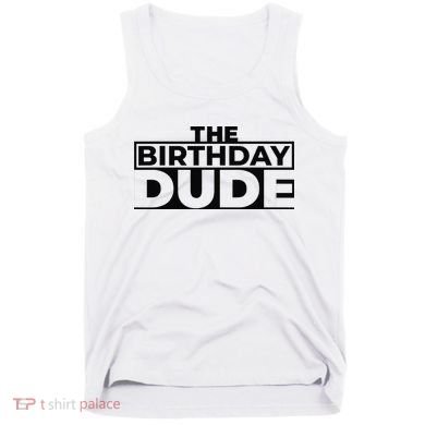 Birthday Dude Graphic Novelty Tank Top