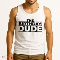 Birthday Dude Graphic Novelty Tank Top thumb 3