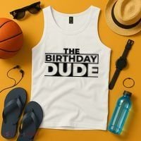 Birthday Dude Graphic Novelty Tank Top thumb 4