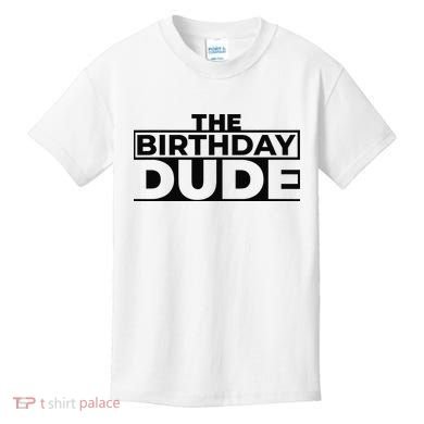 Birthday Dude Graphic Novelty Kids T-Shirt