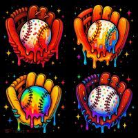 Baseball Drip Gloves Sweet Ice Cream Sprinkles Coffee Mug thumb 5
