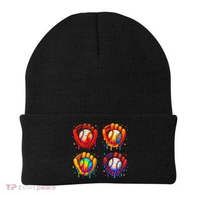 Baseball Drip Gloves Sweet Ice Cream Sprinkles Beanie
