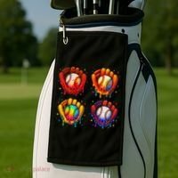 Baseball Drip Gloves Sweet Ice Cream Sprinkles Golf Towel thumb 2
