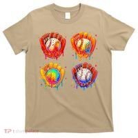 Baseball Drip Gloves Sweet Ice Cream Sprinkles T-Shirt thumb 0