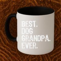 Best Dog Grandpa Ever Funny Cool Coffee Mug thumb 2