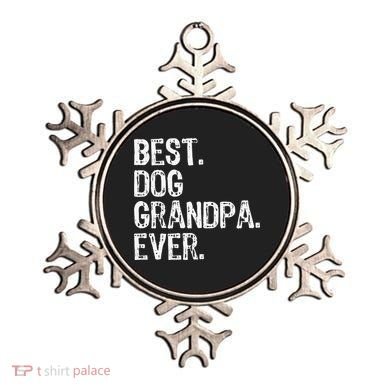 Best Dog Grandpa Ever Funny Cool Ornament