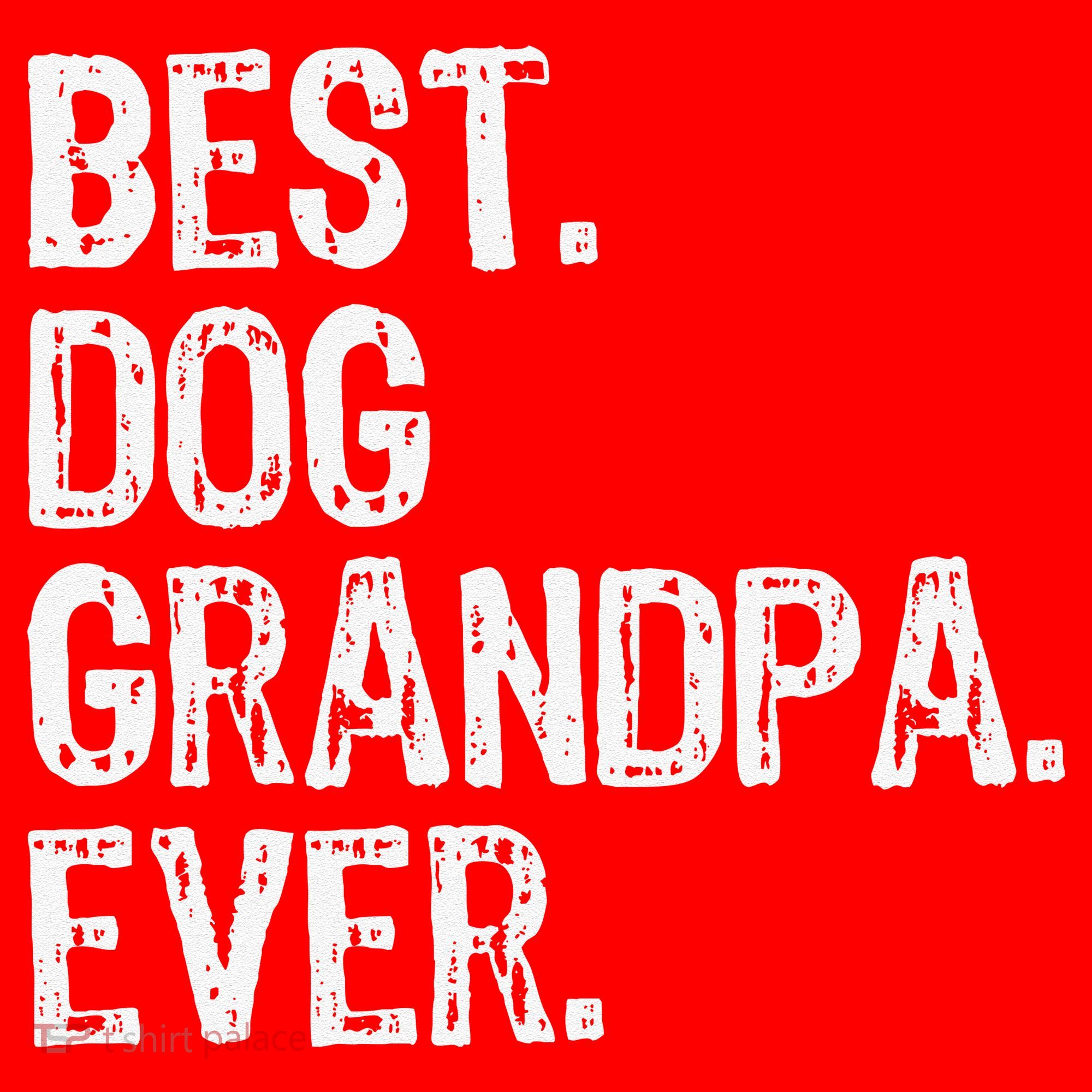 Best Dog Grandpa Ever Funny Cool Santa Hat