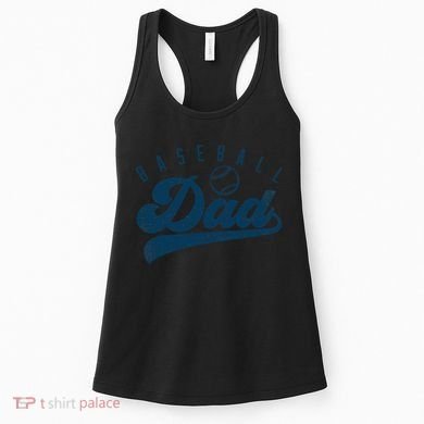 Baseball Dad Gifts Daddy Fathers Day Women's Tank Top