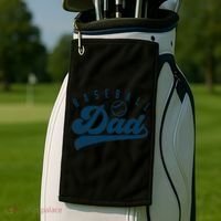 Baseball Dad Gifts Daddy Fathers Day Golf Towel thumb 2