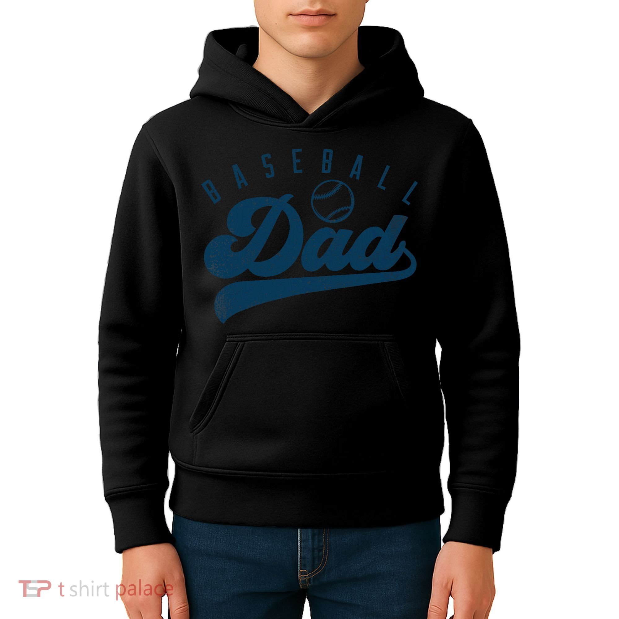 Baseball Dad Gifts Daddy Fathers Day Kids Hoodie