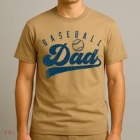 Baseball Dad Gifts Daddy Fathers Day T-Shirt thumb 3