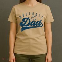 Baseball Dad Gifts Daddy Fathers Day T-Shirt thumb 4