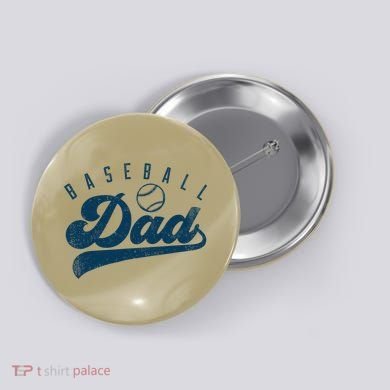 Baseball Dad Gifts Daddy Fathers Day Button