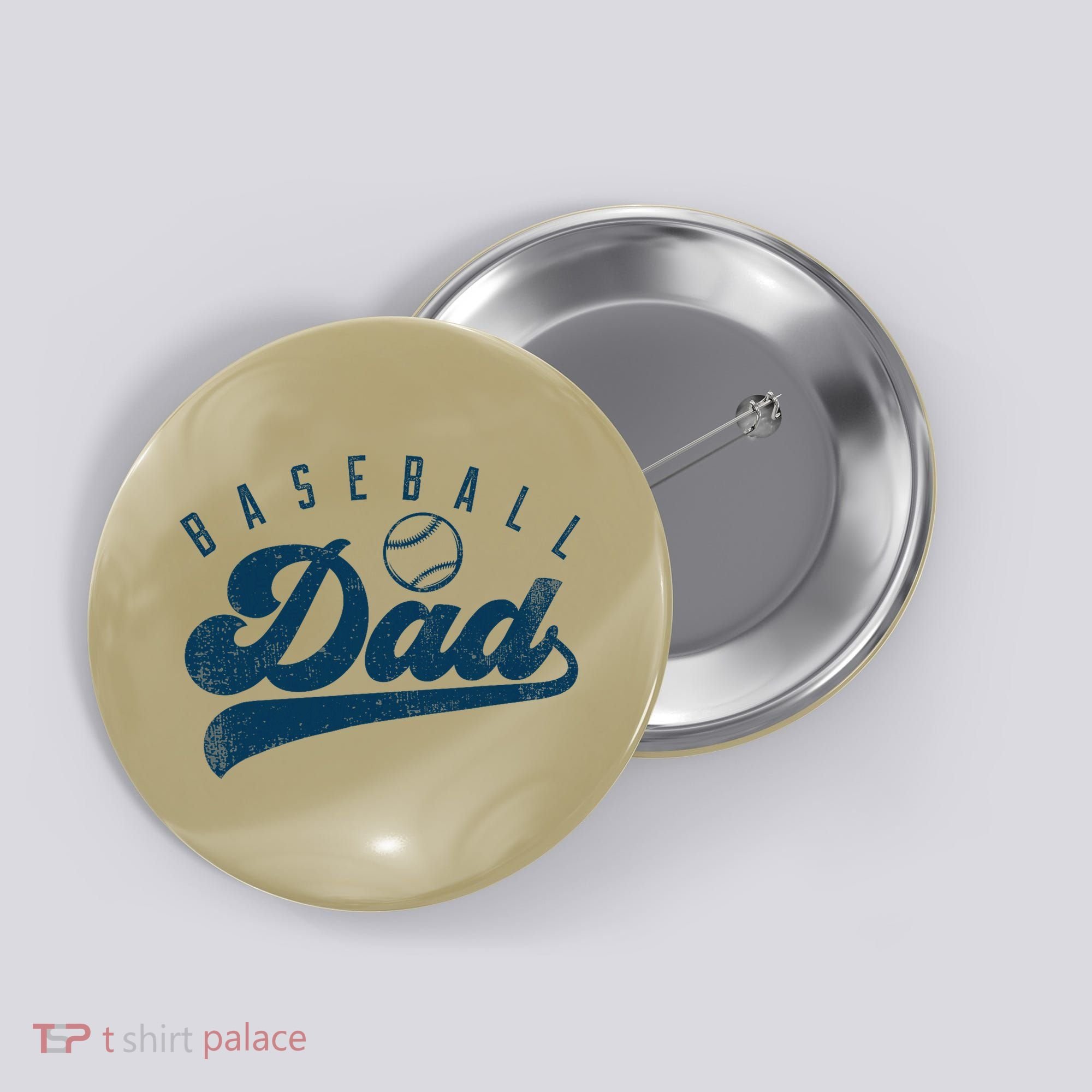 Baseball Dad Gifts Daddy Fathers Day Button