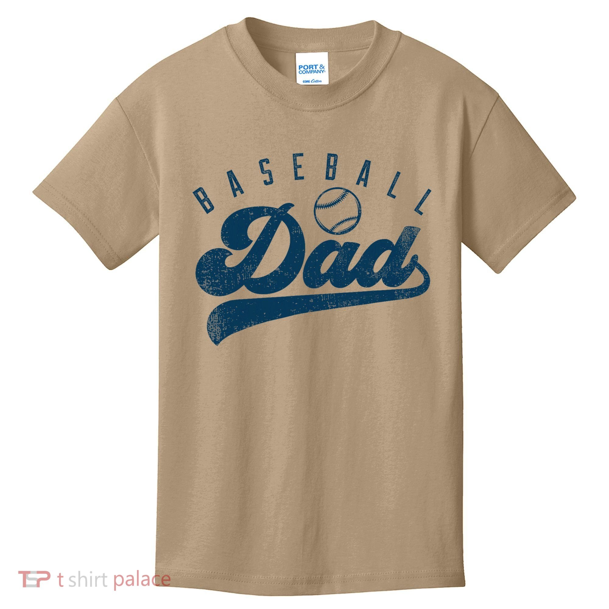 Baseball Dad Gifts Daddy Fathers Day Kids T-Shirt