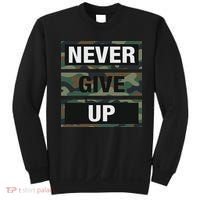 Bahaa's Don't Give Up Illustration Quotes Novelty  Sweatshirt thumb 0