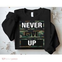 Bahaa's Don't Give Up Illustration Quotes Novelty  Sweatshirt thumb 2