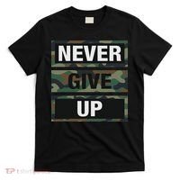 Bahaa's Don't Give Up Illustration Quotes Novelty  T-Shirt thumb 0