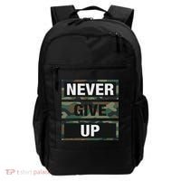 Bahaa's Don't Give Up Illustration Quotes Novelty  Backpack thumb 0