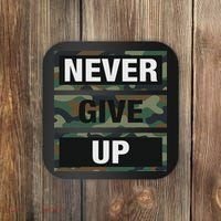 Bahaa's Don't Give Up Illustration Quotes Novelty  Coaster thumb 0
