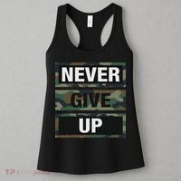 Bahaa's Don't Give Up Illustration Quotes Novelty  Women's Tank Top thumb 3