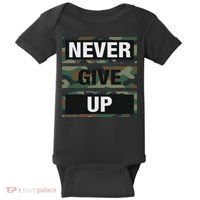 Bahaa's Don't Give Up Illustration Quotes Novelty  Baby Bodysuit thumb 0