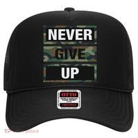 Bahaa's Don't Give Up Illustration Quotes Novelty  Hat thumb 0