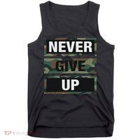 Bahaa's Don't Give Up Illustration Quotes Novelty  Tank Top thumb 0