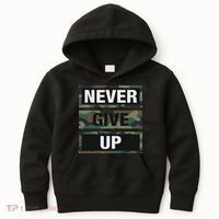 Bahaa's Don't Give Up Illustration Quotes Novelty  Kids Hoodie thumb 0