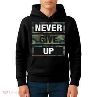 Bahaa's Don't Give Up Illustration Quotes Novelty  Kids Hoodie thumb 4