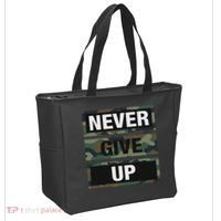 Bahaa's Don't Give Up Illustration Quotes Novelty  Tote Bag thumb 2