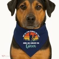 Bigfoot Disc Golf Big Foot Sasquatch Gifts For USA-Made Doggie Bandana thumb 1