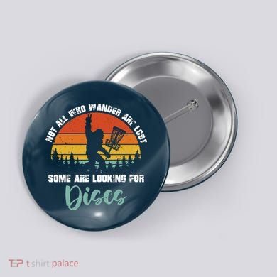 Bigfoot Disc Golf Big Foot Sasquatch Gifts For Button