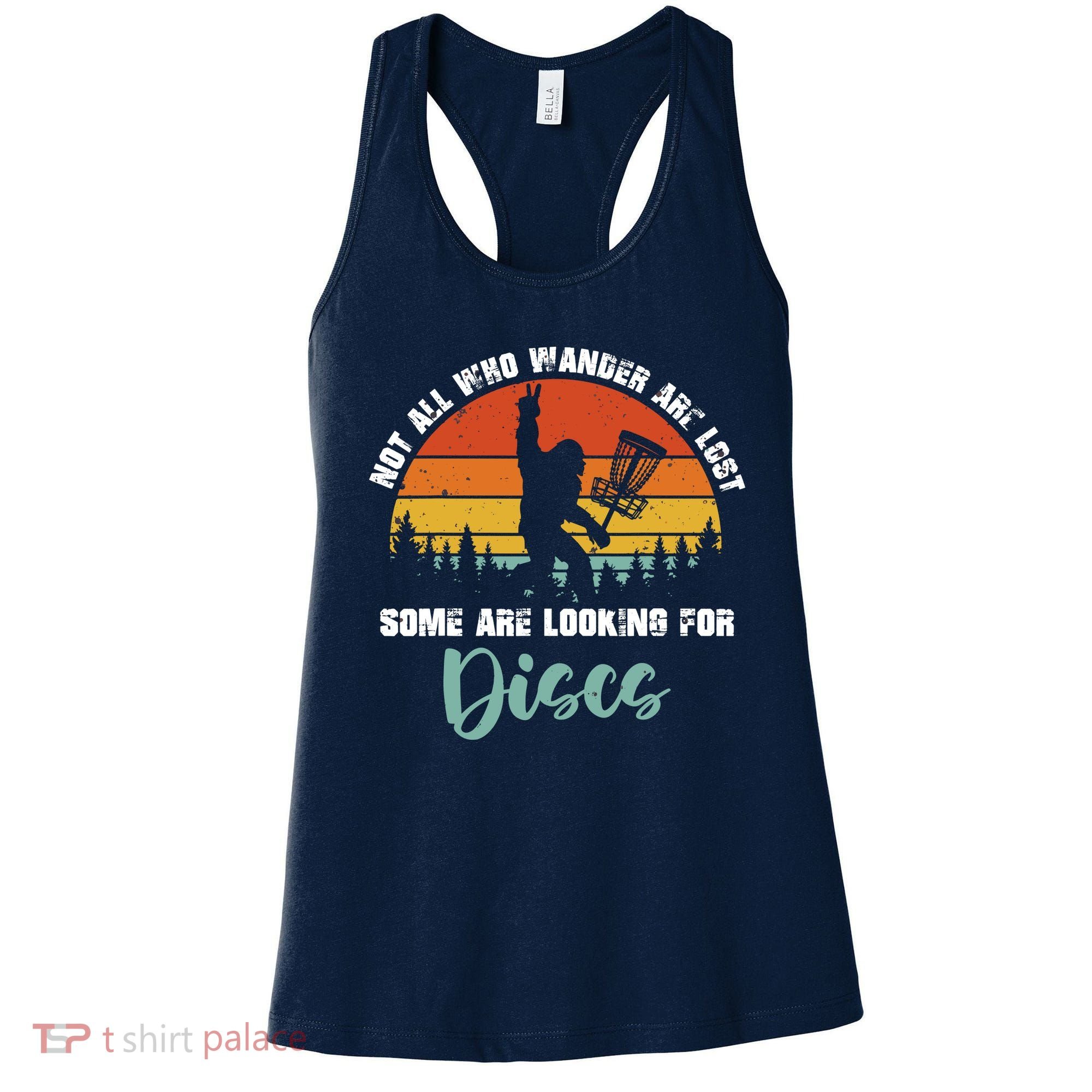 Bigfoot Disc Golf Big Foot Sasquatch Gifts For Women's Tank Top