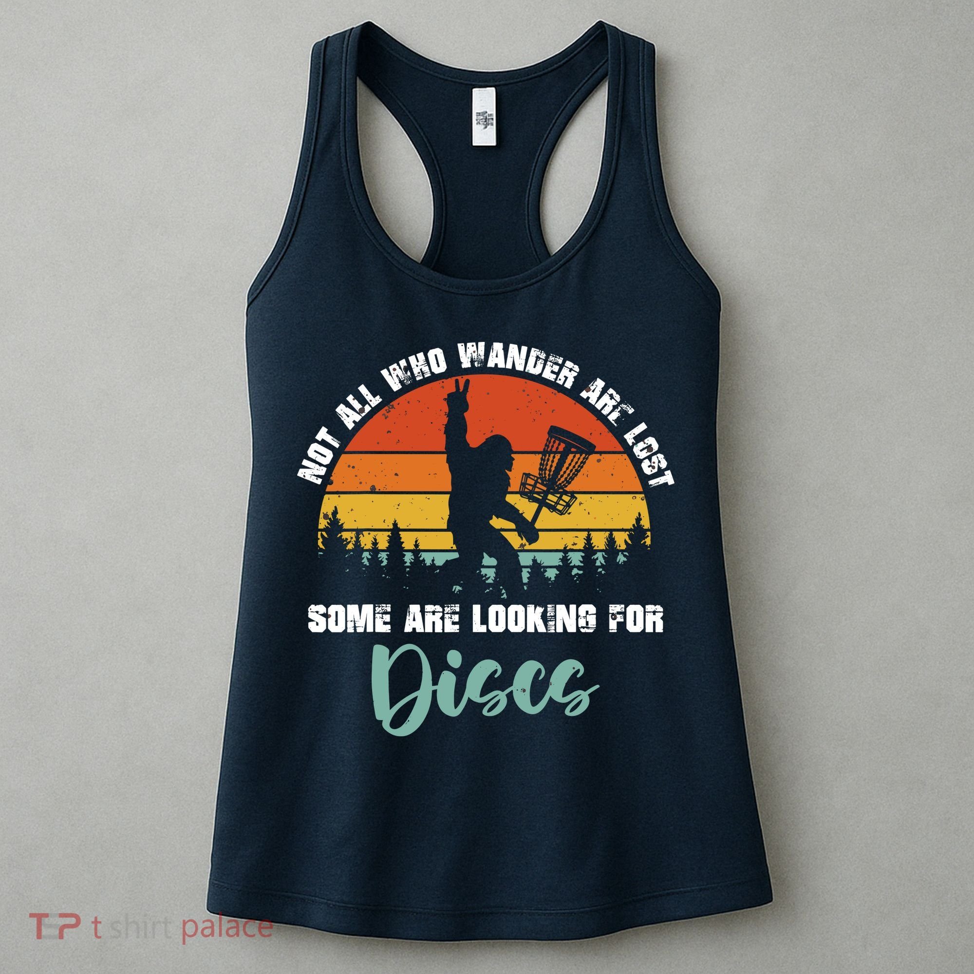 Bigfoot Disc Golf Big Foot Sasquatch Gifts For Women's Tank Top