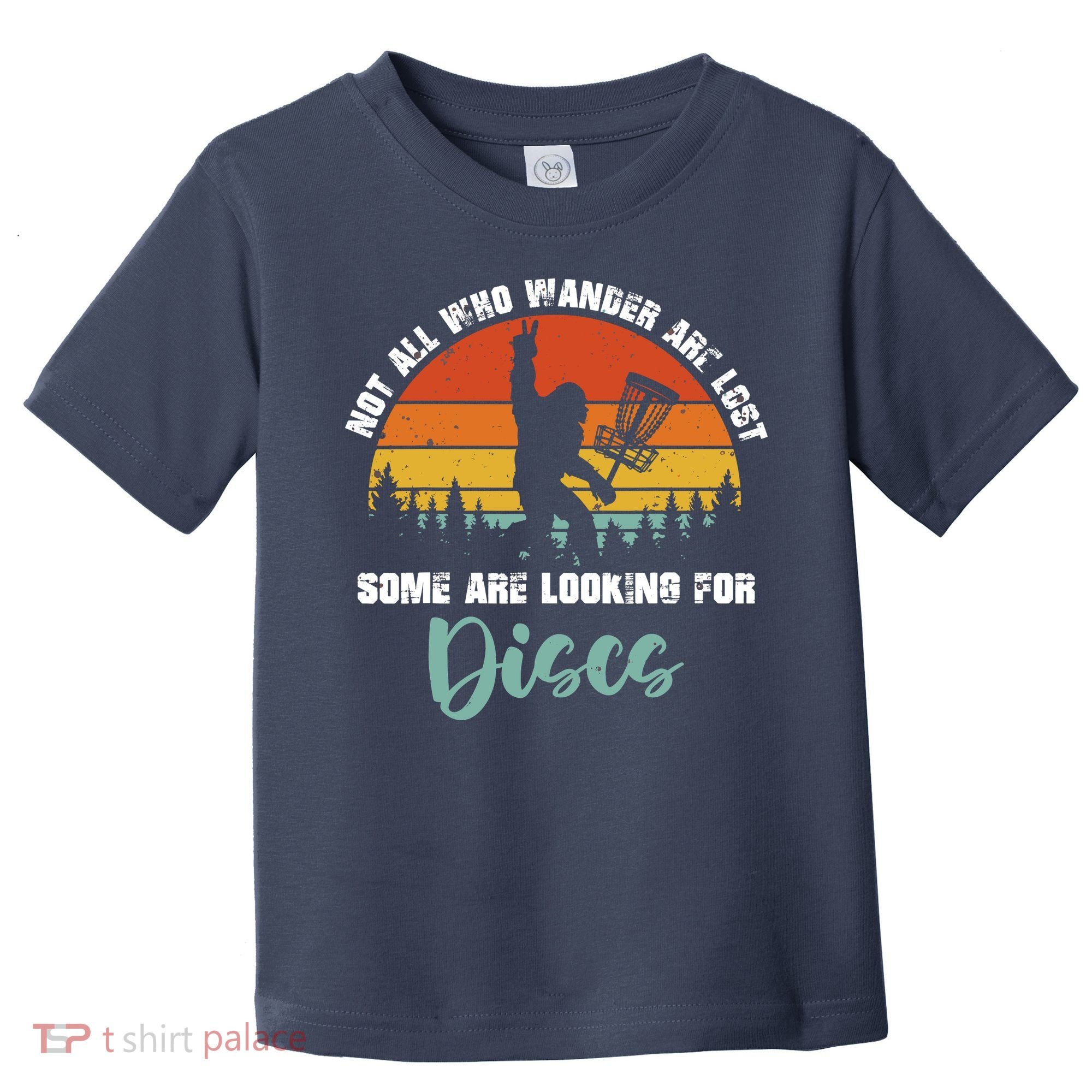 Bigfoot Disc Golf Big Foot Sasquatch Gifts For Toddler T-Shirt