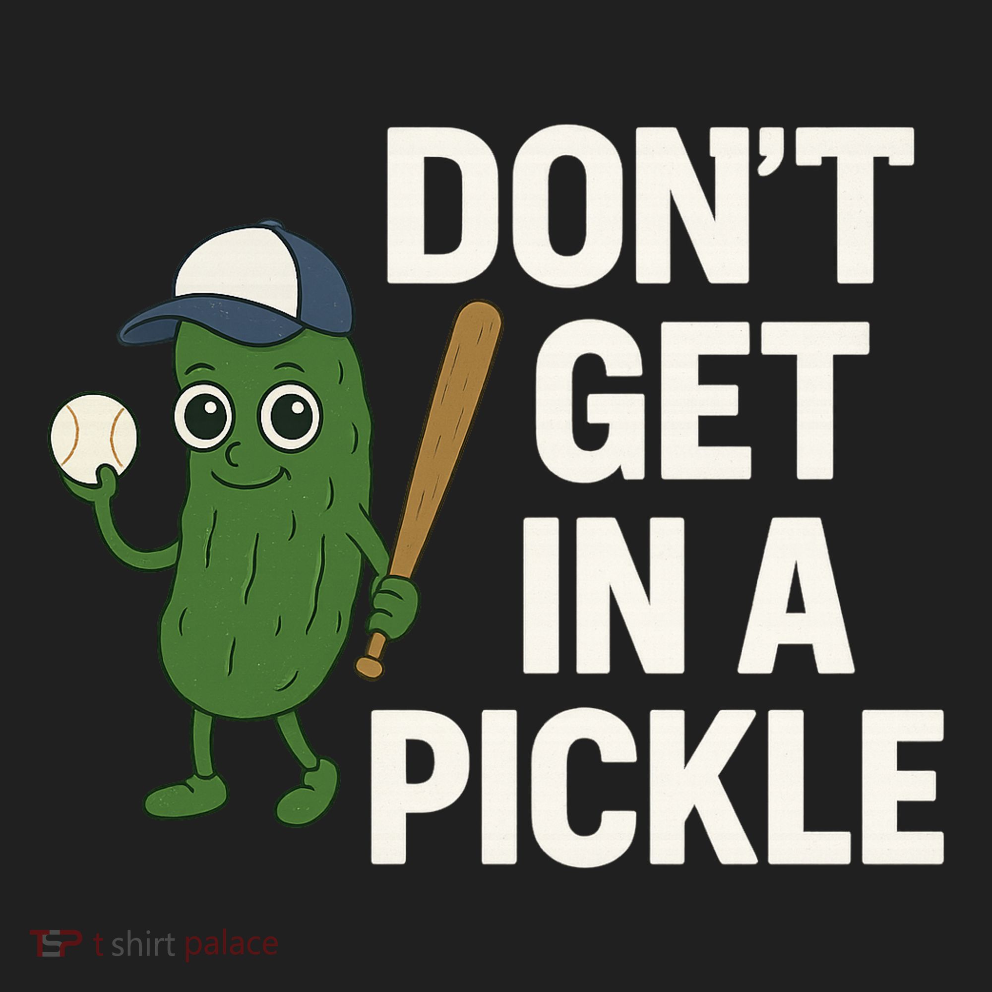 Baseball Don't Get In A Pickle Funny Women's Sweatshirt