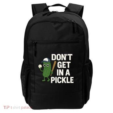 Baseball Don't Get In A Pickle Funny Backpack