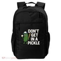 Baseball Don't Get In A Pickle Funny Backpack thumb 0