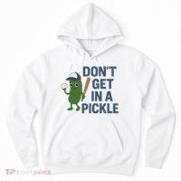 Baseball Don't Get In A Pickle Funny Hoodie thumb 0