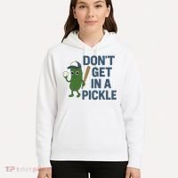 Baseball Don't Get In A Pickle Funny Hoodie thumb 5