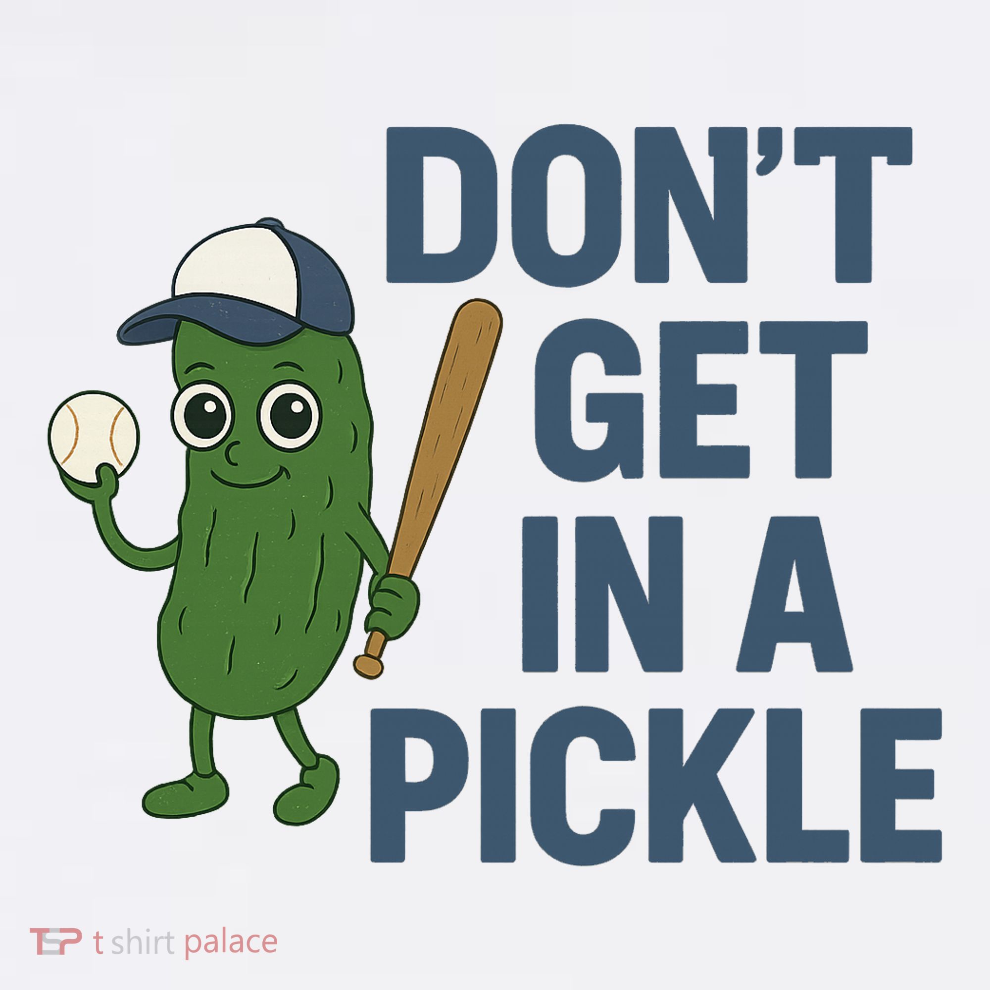 Baseball Don't Get In A Pickle Funny Hoodie