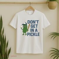Baseball Don't Get In A Pickle Funny T-Shirt thumb 2