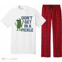Baseball Don't Get In A Pickle Funny Pajama Set thumb 0