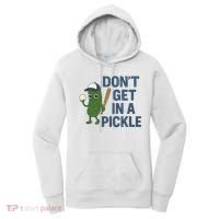 Baseball Don't Get In A Pickle Funny Women's Hoodie thumb 0