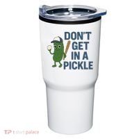 Baseball Don't Get In A Pickle Funny Tumbler thumb 0